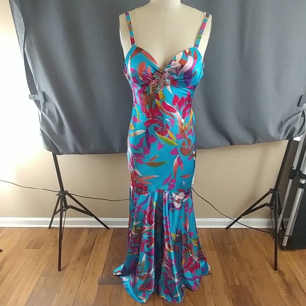 Cache floral dress
